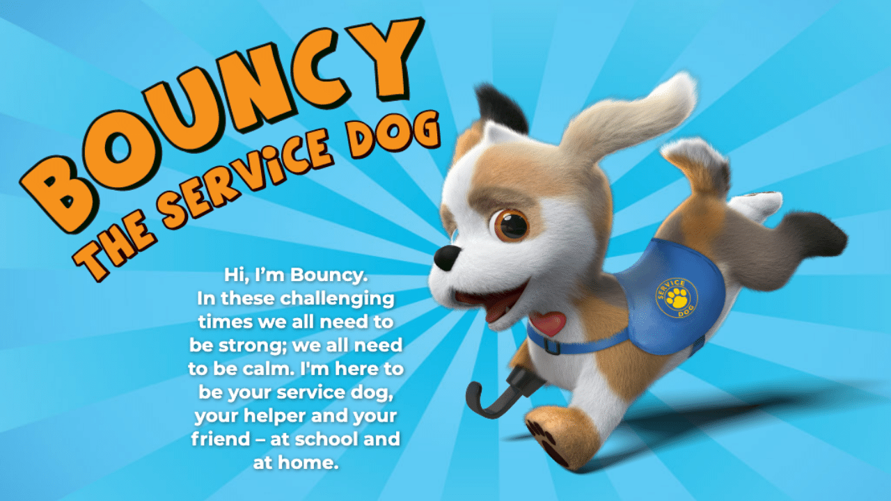 Bouncy the Service Dog, from Ripple Effects