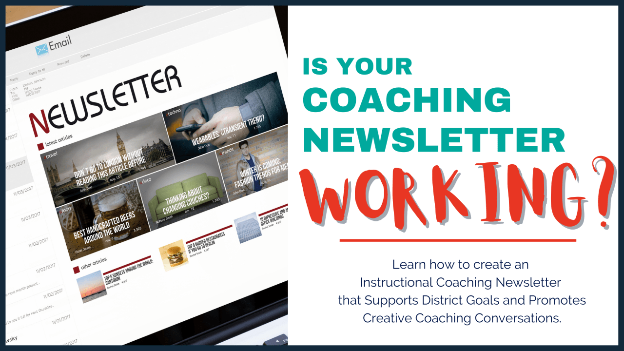 Is Your Coaching Newsletter Working